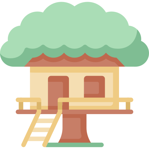 casa del árbol Special Flat icono