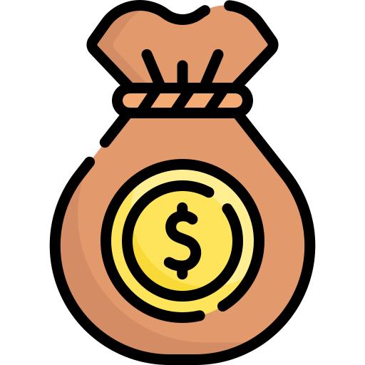 Money bag Special Lineal color icon