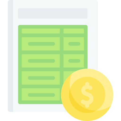 Invoice Special Flat icon