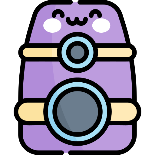 Woofer Kawaii Lineal color icon