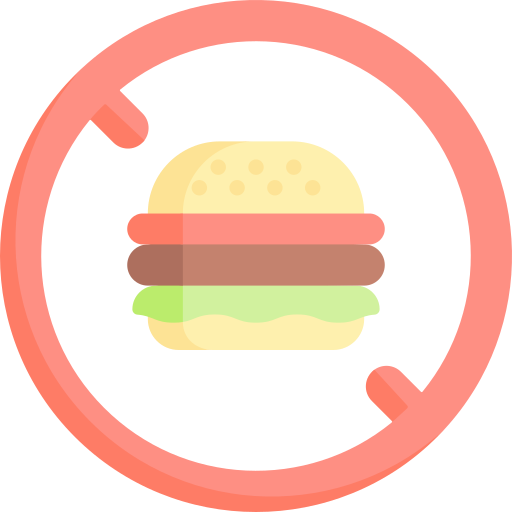 kein fastfood Special Flat icon