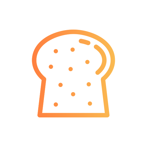 Нарезанный хлеб Generic Gradient иконка