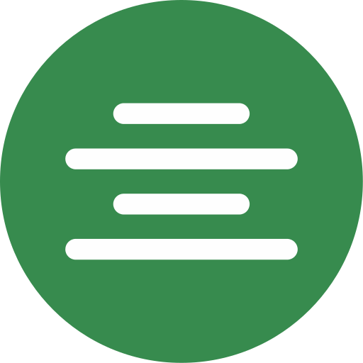 Align center Generic Circular icon