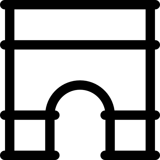 arco Basic Rounded Lineal icono