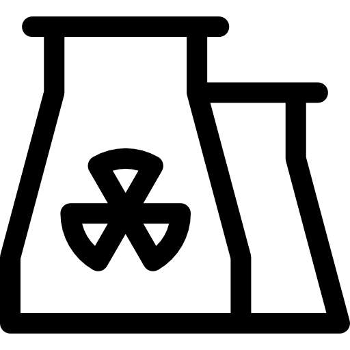 原子力発電所 Basic Rounded Lineal icon