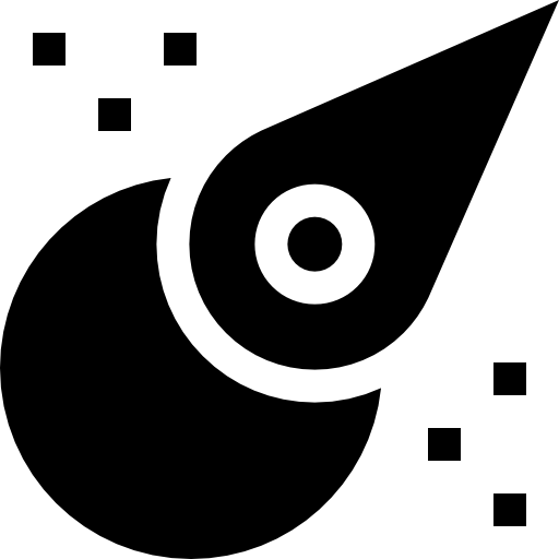asteroida Basic Straight Filled ikona