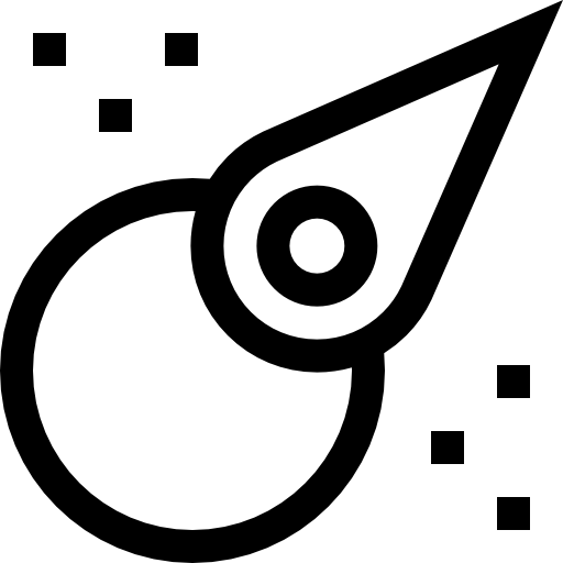 asteroida Basic Straight Lineal ikona