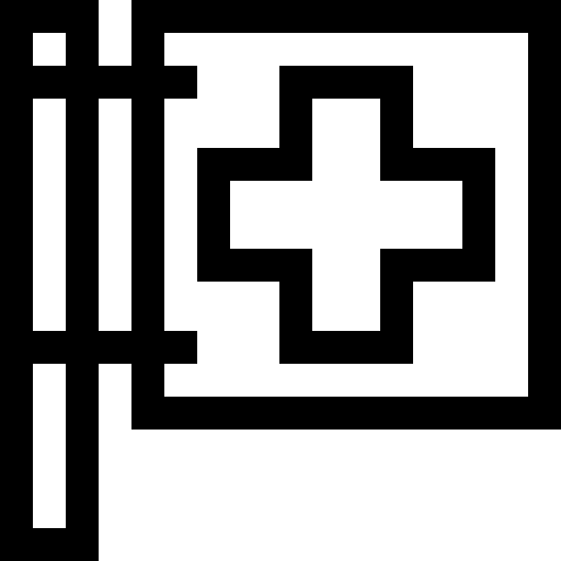 rotes kreuz Basic Straight Lineal icon
