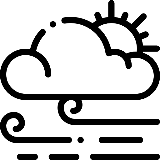 天気 Detailed Rounded Lineal icon