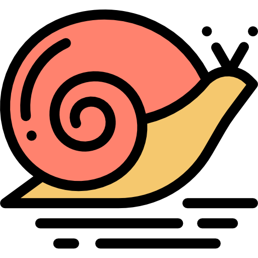 schnecke Detailed Rounded Lineal color icon