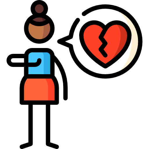 Heartbreak Puppet Characters Lineal Color icon