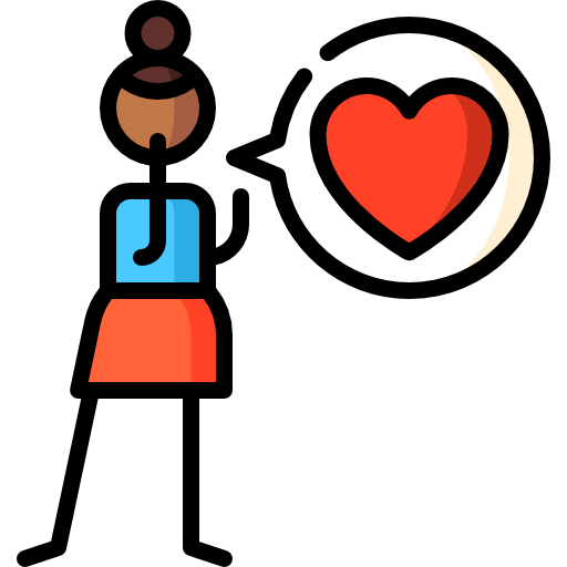 Love Puppet Characters Lineal Color icon
