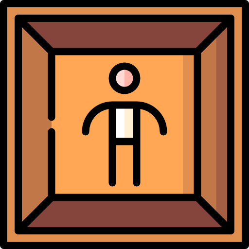 Claustrophobia Puppet Characters Lineal Color icon