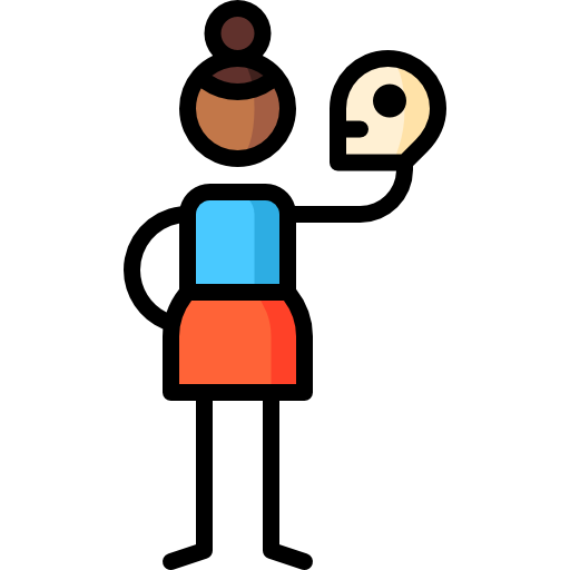 nachdenklich Puppet Characters Lineal Color icon