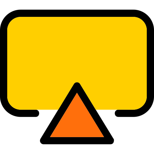 エアプレイ Generic Outline Color icon