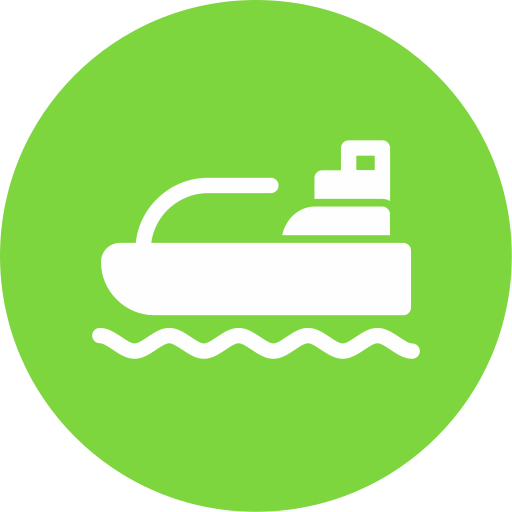 łódź motorowa Generic Circular ikona