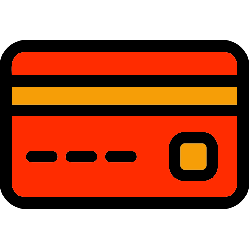 tarjeta de débito Generic Outline Color icono