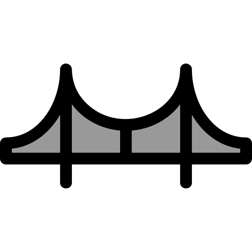 Bridge Generic Outline Color icon