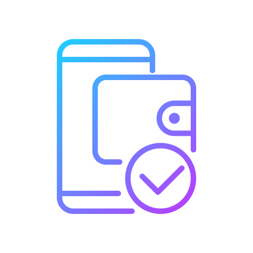 servizi bancari per smarthpone Generic Gradient icona