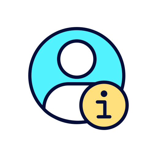 개인 정보 Generic Outline Color icon