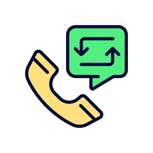 Call back Generic Outline Color icon