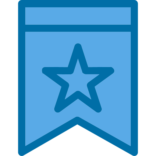 Bookmark Generic Blue icon