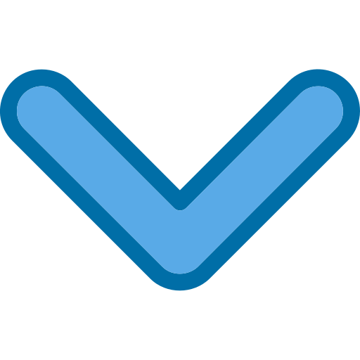 Point down Generic Blue icon