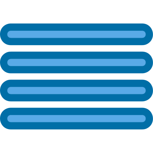 텍스트 양쪽 맞춤 Generic Blue icon