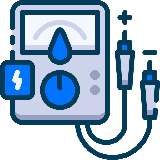 ampèremeter Generic Blue icoon