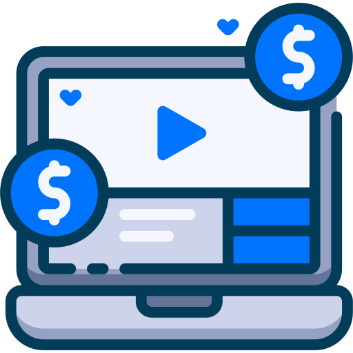 Monetize Generic Blue icon