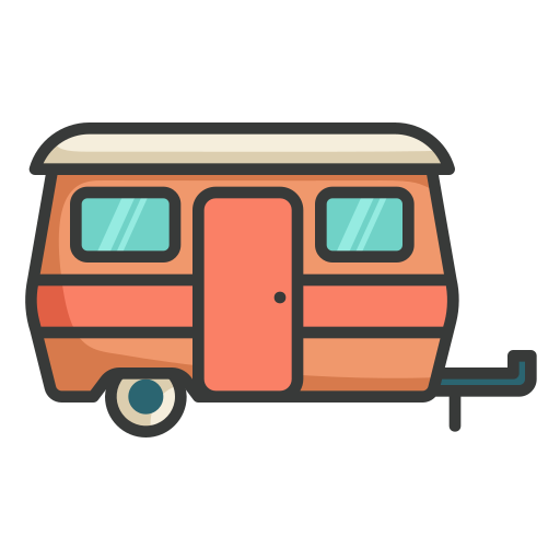 caravan Generic Outline Color icoon