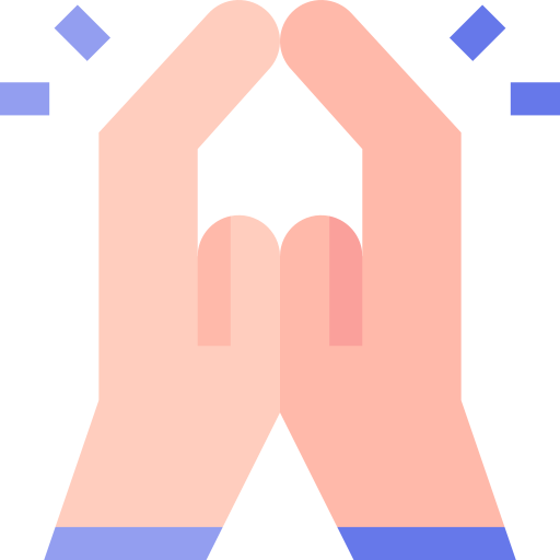 Prayer Basic Straight Flat icon