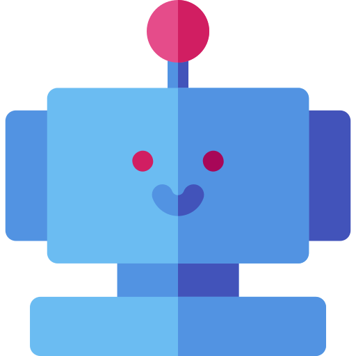 Robot Basic Rounded Flat icon