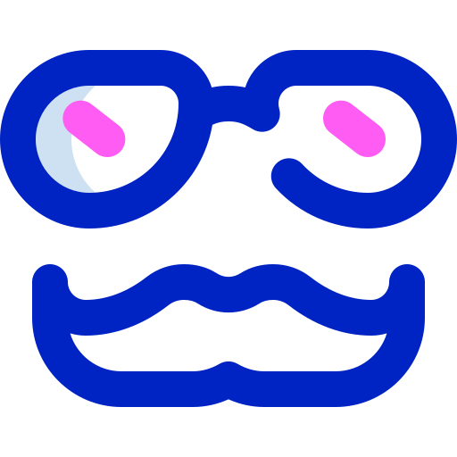 bigote Super Basic Orbit Color icono