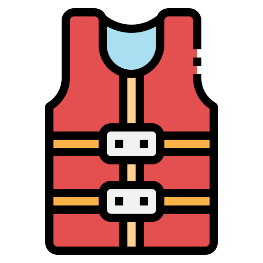 구명 조끼 Generic Outline Color icon