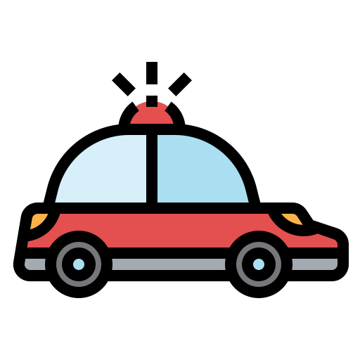 polizeiauto Generic Outline Color icon