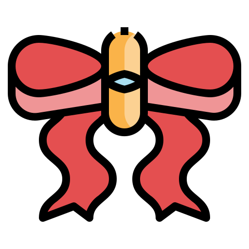 リボン Generic Outline Color icon