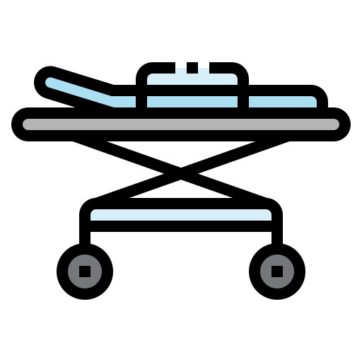 Stretcher Generic Outline Color icon