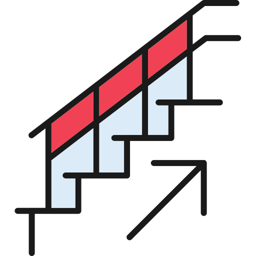 escadaria Generic Outline Color Ícone