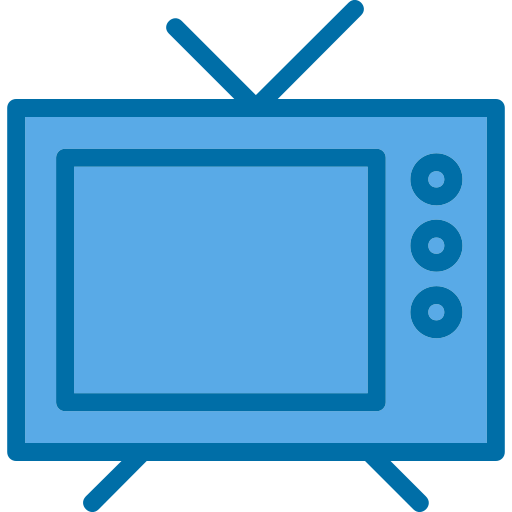 tv Generic Blue icon