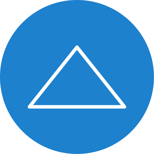 三角形 Generic Circular icon