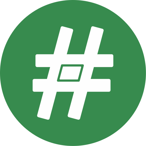 hashtag Generic Circular icono
