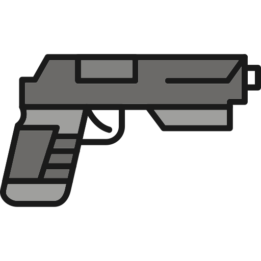 pistola Generic Outline Color icono