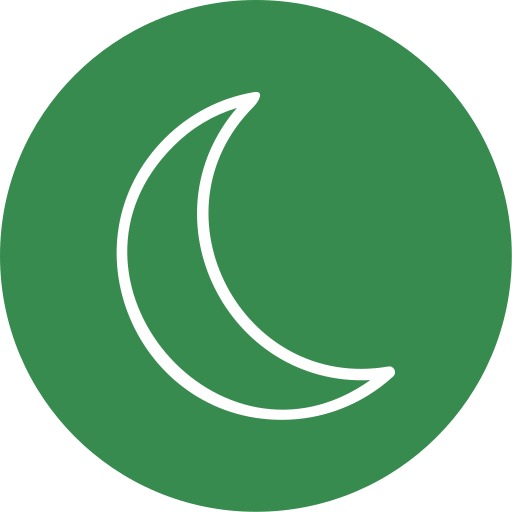 księżyc Generic Circular ikona