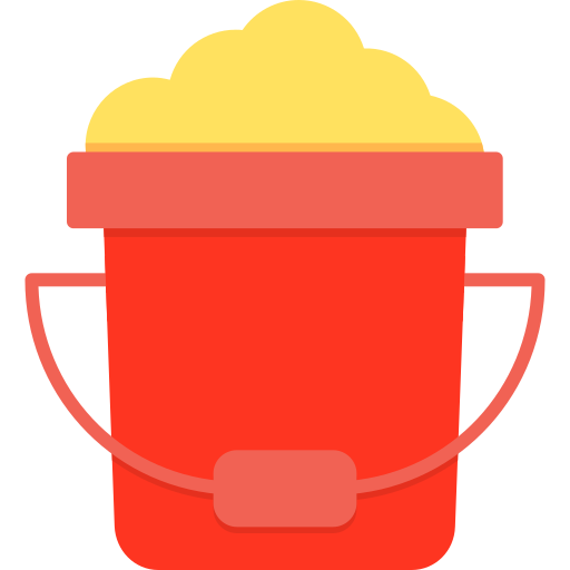 Sand bucket Generic Flat icon