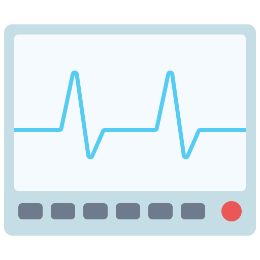 monitor pracy serca Generic Flat ikona