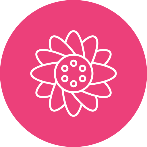 Sunflower Generic Circular icon
