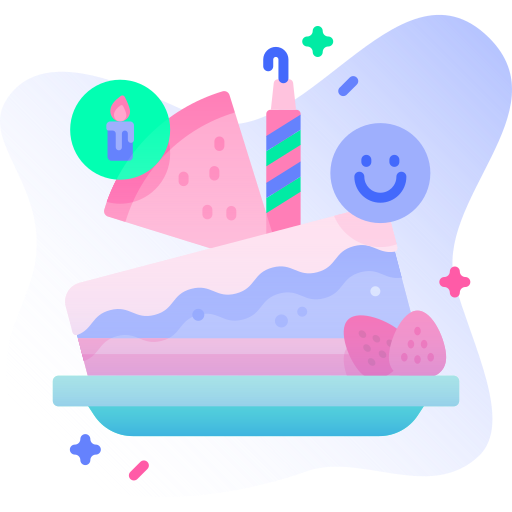 생일 케이크 Special Ungravity Gradient icon