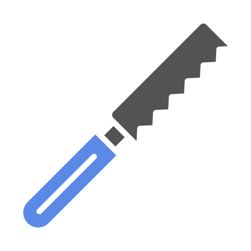 cuchillo para el pan Generic Blue icono