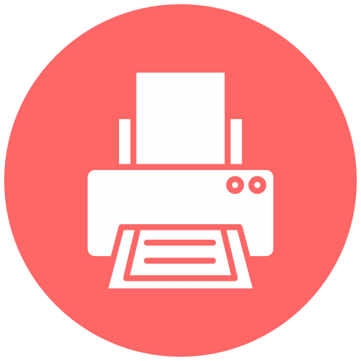 인쇄기 Generic Circular icon
